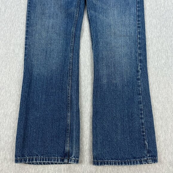 Levis 527 Bootcut Jeans Kids 16 Reg 28x28 100% Cotton Denim Blue Cowboy Ranch - Picture 3 of 15